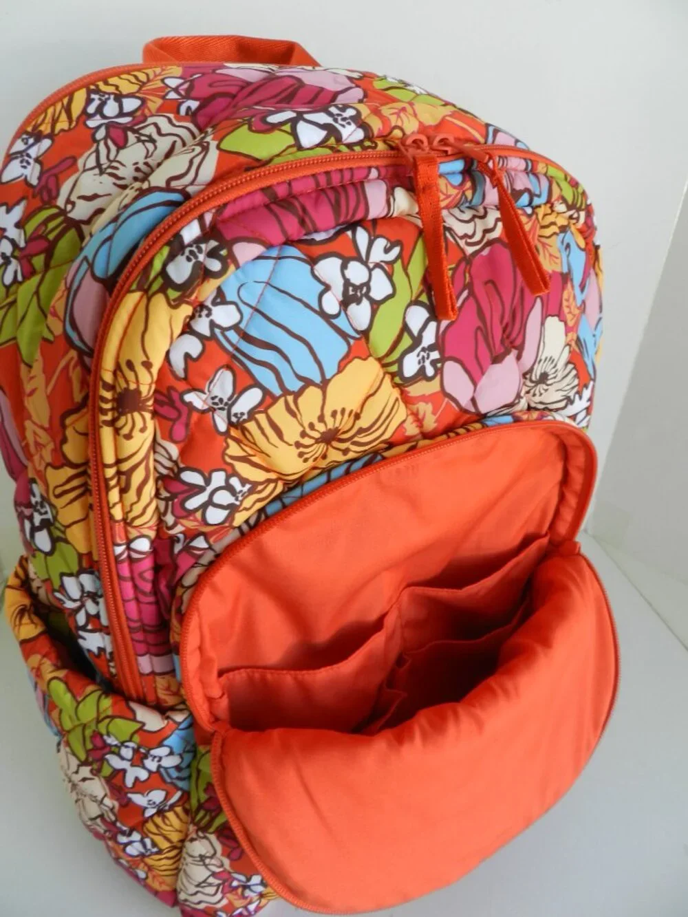 Vera Bradley Ultralight Essential LARGE Backpack Laptop Bag in Midday Garden